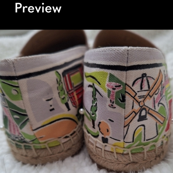 Kate Spade Putt Putt Espadrilles Womens Size 8 - Picture 6 of 6